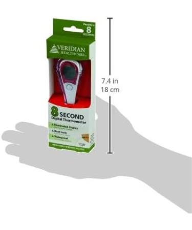 Buy Veridian 08-362 8-Second Flex Tip Digital Thermometer - Fast & Accurate International Shipping - Buy Online on GoSupps.com