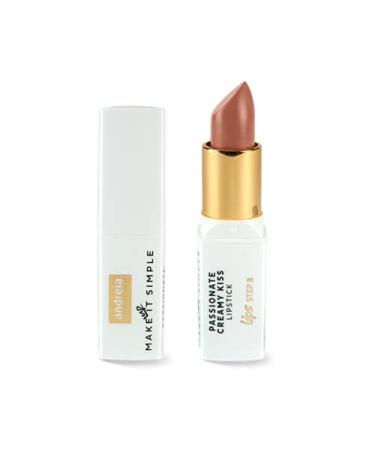 Andreia Andreia Professional Make Up - Lips - PASSIONATE CREAMY KISS Lipstick - 02 Peanut Butter