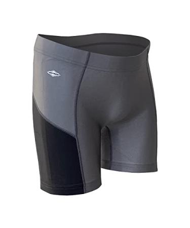 Matman Performance Compression Shorts 2 Color Men Boys Nylon Spandex Made in USA X-Large Grey/Black