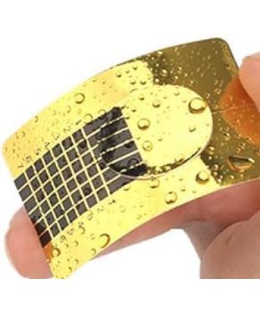 100 Pcs Nail Forms Self Adheisive Paper Nail Form Stickers Sculpting UV Builder Gel Polygel Nail Art Nail Extension Form - Professional Salon & Home Use - Buy Online on GoSupps.com