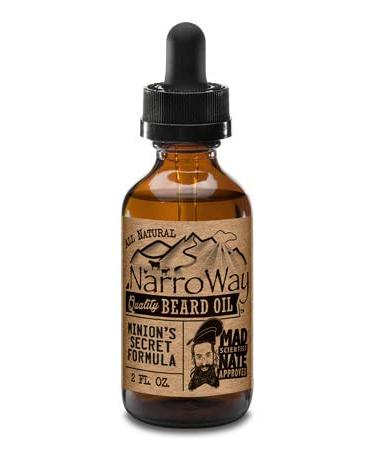 Narroway All Natural Beard Oil (Min s Secret Formula) 2 Fl. Oz. Bottle