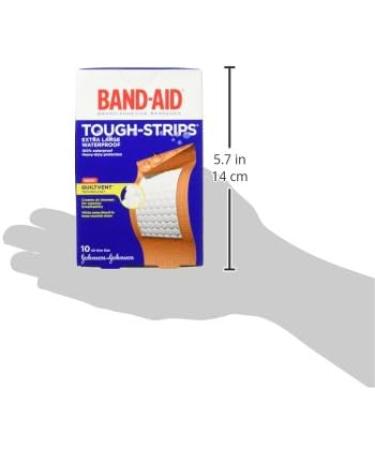 Band Aid tough XL (10 Count) Tough Strips Water Block XL - Buy Online on GoSupps.com