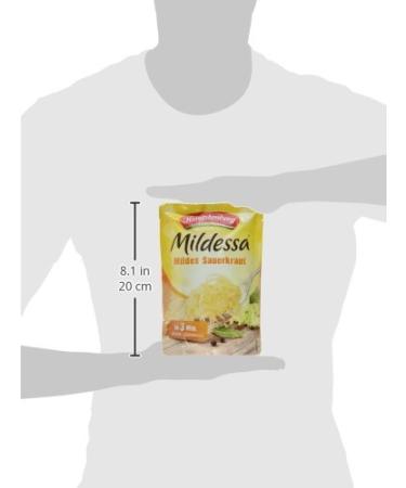Hengstenberg Mildessa Sauerkraut 400g - Premium Quality Sauerkraut for International Shipping - Buy Online on GoSupps.com