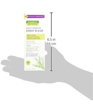 PediFix Diabetic Defense Foot Wash 5.1oz - Daily Therapy for Clean and Healthy Feet - Buy Online on GoSupps.com