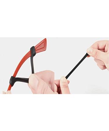 Soft Silicone Eyeglass Holder - Non-Slip Elastic Straps for Comfortable Eyewear - 4 Pairs Transparent Reading Glasses Accessory - Buy Online on GoSupps.com