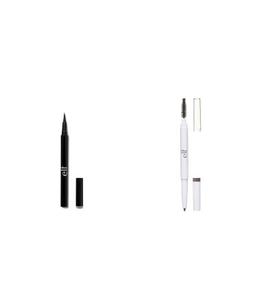 e.l.f. H2O Proof Eyeliner Pen + Instant Lift Brow Pencil (Neutral Brown)