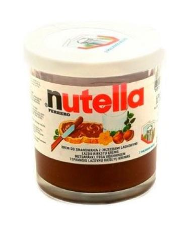 Nutella Hazelnut Spread 200g : Glass Jar - European Import - THE Real Nutella! Bonus Nutella Cake Recipe
