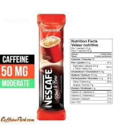 Nescafe Coffee Sachets Original 30 x 1.8g Bundle with Refillable Silver Window Lid Tin and Latte Spoon Original 1.8 g (Pack of 30) - Buy Online on GoSupps.com