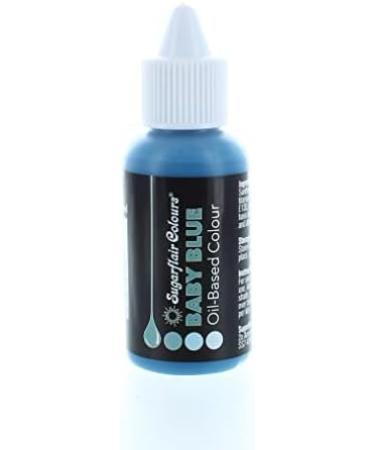 Sugarflair Baby Blue Oil Based Food Colouring - 30ml | Highly Concentrated Edible Color for Icing, Buttercream, Chocolate, and more - Buy Online on GoSupps.com