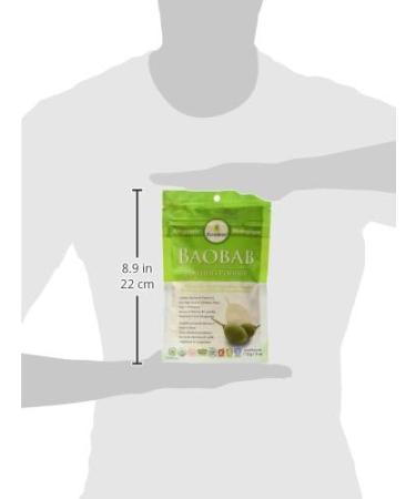 Eco Ideas Organic Baobab Fruit Pulp Powder 113 Grams - Buy Online on GoSupps.com