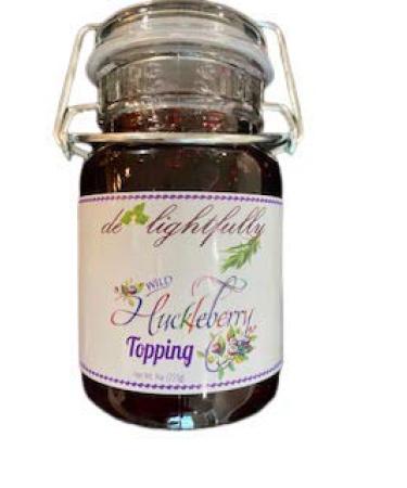 de'lightfully Wild Huckleberry Old Fashion Topping 9 oz