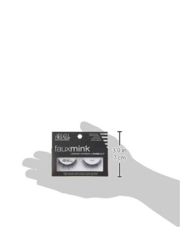 Ardell Faux Mink Eye Lashes 812 Black - Luxurious and Natural Looking False Eyelashes - Buy Online on GoSupps.com