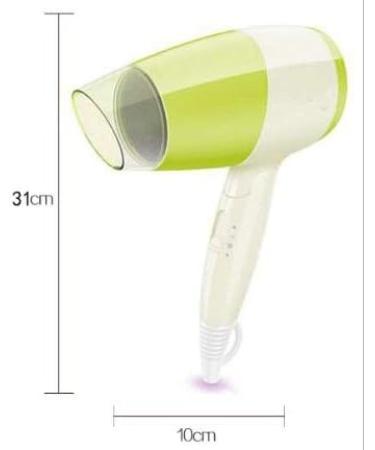 Professional Ionic Portable Folding Hair Dryer 1200W Blow Dryer Compact Small Size Lightweight for Travel Quiet Mini Hairdryer - Buy Online on GoSupps.com