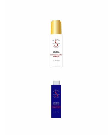 Dr. Sevinor s Combo Special 1oz.Facelift Solution Concentrated Serum Wakens Tired Looking Skin + Dr.Sevinor's Solution Gentle Exfoliating Cleanser Removes Make-up Residue Cleans Like No Other.