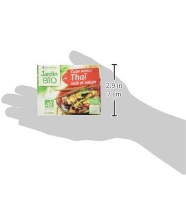 Jardin BiO tic - Thai flavor cube - wok and soup - organic - Salty - AB certified - Box of 66g - Buy Online on GoSupps.com