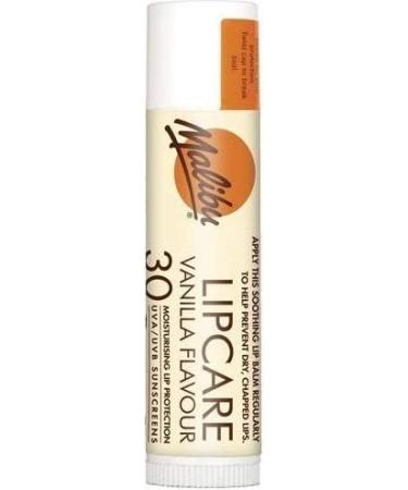 Malibu Lipbalm SPF30 Vanilla 4ml - Moisturizing Lip Care with Sun Protection - Buy Online on GoSupps.com