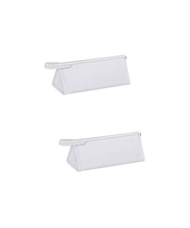 FOMIYES 2pcs hair dryer storage bag hair dryer curler travel hairdryer blow dryer case Hair Curler storage 35x14cmx2pcs Silverx2pcs