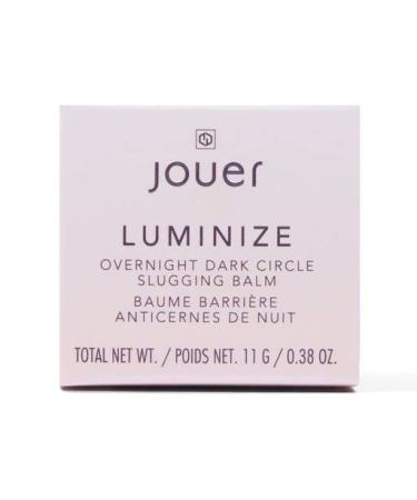 Jouer Luminizing Overnight Dark Circle Balm - Eye Cream for Dark Circles, Puffiness, and Fine Lines - Women's Eye Care Treatment with Caffeine, Vitamin K, and Vitamin C - Buy Online on GoSupps.com