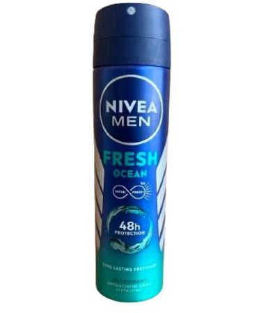 Nivea Men Fresh Ocean Deodorant 48 Hr Protection 150 Ml (93 g) Value Bundle - Pack of 2 - Buy Online on GoSupps.com