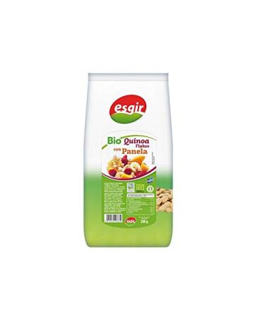 Esgir Organic Quinoa Flakes with Organic Panelle Gluten Free and Lactose Free Packaging 330g