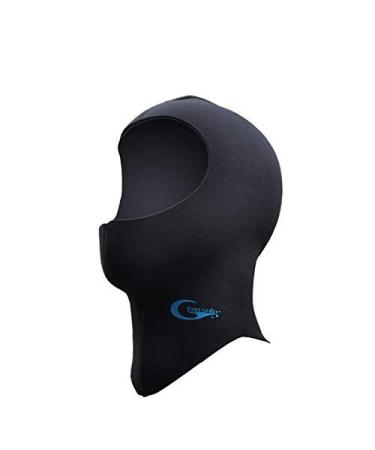 Diving Hood - Neoprene Wetsuit Dive Hood 3MM 5MM for Men Women Dive Cap Surfing Thermal Hood for Water Sports 3mm Large