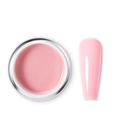 1pc Beautilux UV LED Hard Construction Nail Gel Soak Off Nails Pink UV Gel Polish Nail Art Builder Extension Gel 50g - (Color: 012 Style A) 012 / Style a