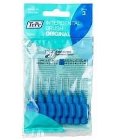TePe Interdental Brush Size 3 (0.6 mm) - 8 Pack | Optimal Oral Care for Healthy Gums - International Shipping Available - Buy Online on GoSupps.com