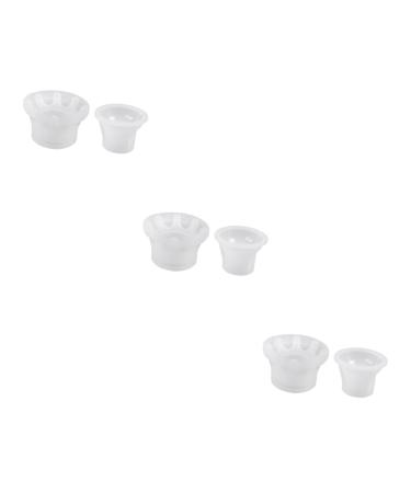 NUOBESTY 3 Pcs Crown Storage Box Silicone Mold Jewelry Boxes Earring Storage Organizer Diy Silicone Mold Whitex3pcs 10.5X7X6.5CMx3pcs