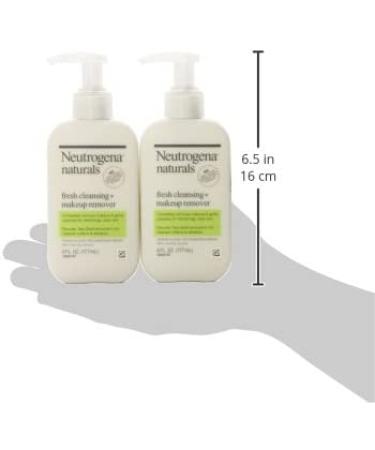 Neutrogena Naturals Fresh Cleansing + Makeup Remover 6 fl oz - Gentle Cleanser for All Skin Types - Buy Online on GoSupps.com