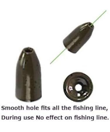 Croch 10 Pack Tungsten Fishing Weights | Bass Fishing Pitching and Flipping Sinkers - Green 1/8 oz | Sizes 1/8, 1/4, 3/8, 3/16 oz - Buy Online on GoSupps.com