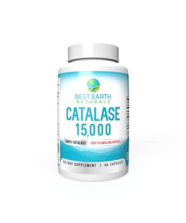 Catalase 15 000 - 60 Day Supply - Pure Catalase Antioxidant Enzyme - Buy Online on GoSupps.com