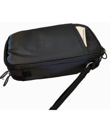 Double Bag Diabetic Travel Organizer Cooler Bag with Ice Packs - Black - Buy Online on GoSupps.com