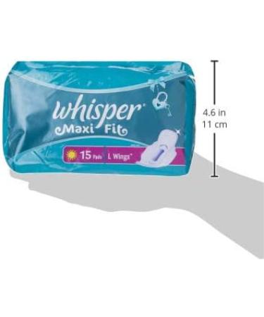 Whisper maxi fit cheap regular 15 pads