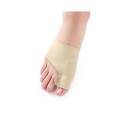 HiiBaby 2PCS Toe Separator Hallux Valgus Bunion Corrector Orthotics Feet Bone Thumb Adjuster Correction Pedicure Sock Straightener