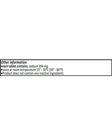 Sodium Chloride Tablets 1 gm USP - 300 Tablets by CitraGen Pharmaceuticals Inc - Buy Online on GoSupps.com