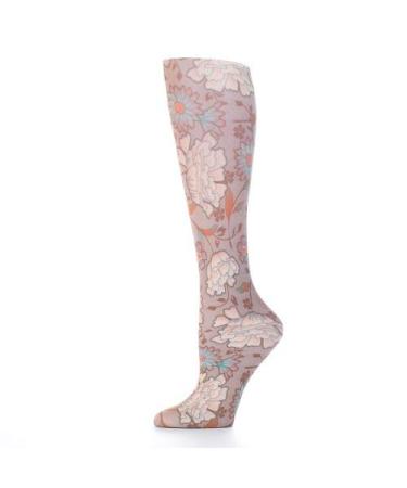 Red Moby Celeste-Stein-CMPS-2088 Womens 8-15 mmHg Compression Sock - LJ Pattern Brown