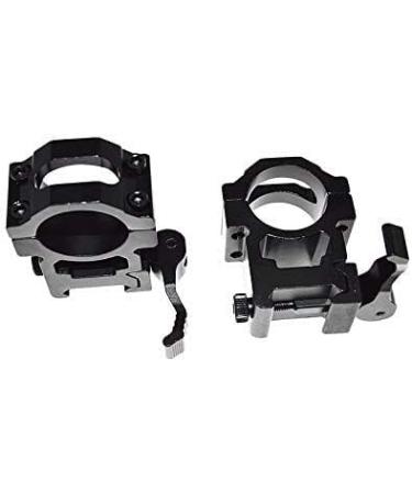 FIRECLUB 2pcs Quick Release Scope Rings Mounts - 1 Inch (25.4mm) Picatinny/Weaver Compatible for Precision Shooting - Buy Online on GoSupps.com