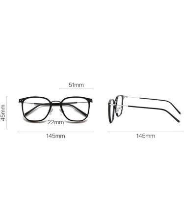 Anti-UV Big Frame Computer Readers - Blue Light Blocking Reading Glasses 2.00 C4 | Comfortable Flat Light Mirror - Buy Online on GoSupps.com