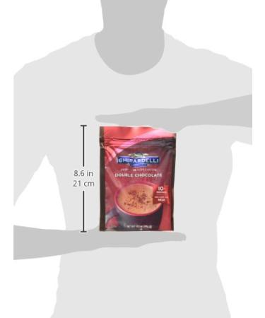 Ghirardelli Double Chocolate Hot Cocoa - 10.5 oz Pack of 6 | Premium Quality - Buy Online on GoSupps.com