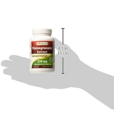 Best Naturals Pomegranate Extract 250mg - 120 Capsules | Powerful Antioxidant Supplement - Buy Online on GoSupps.com
