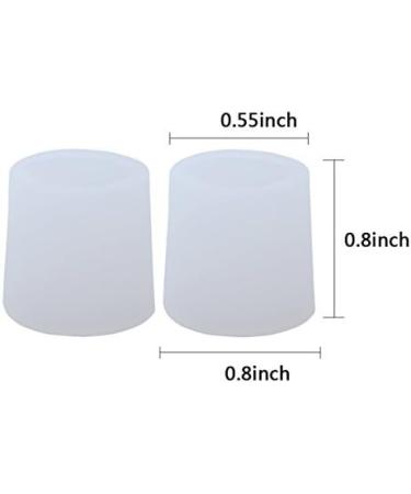 12 PCS Gel Toe Caps for Pain Relief | Silicone Toe Protection for Bubbles Hammer Toes & More | International Shipping - Buy Online on GoSupps.com