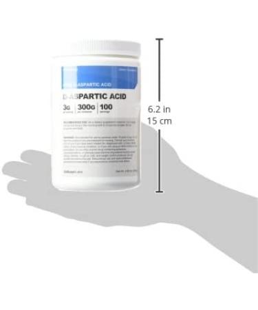 Nutricost D-Aspartic Acid (DAA) Powder 300G - Pure Supplement for Hormonal Balance - Buy Online on GoSupps.com