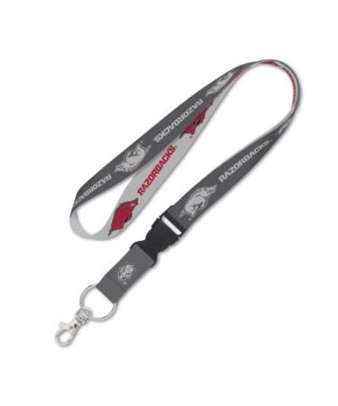WinCraft Arkansas Razorbacks Lanyard with Detachable Buckle, 1" - Grey - Buy Online on GoSupps.com