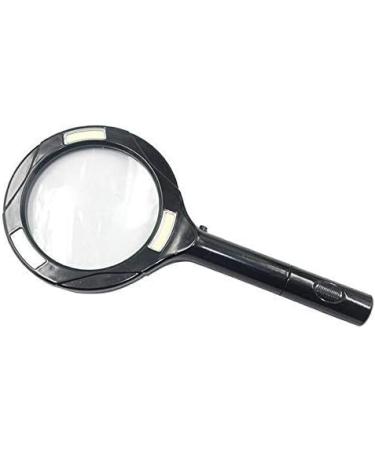 Plastic Handle Magnifier Easy to Read Small Fonts for Mother and Father High Magnification Magnifier Handheld Magnifier LED Lights Made in China - Buy Online on GoSupps.com