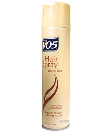 VO5 Brush Out Crystal Clear Hair Spray Aerosol Hard To Hold 8.5oz (Pack of 3) - 14 Hour Long-Lasting Hold - Buy Online on GoSupps.com