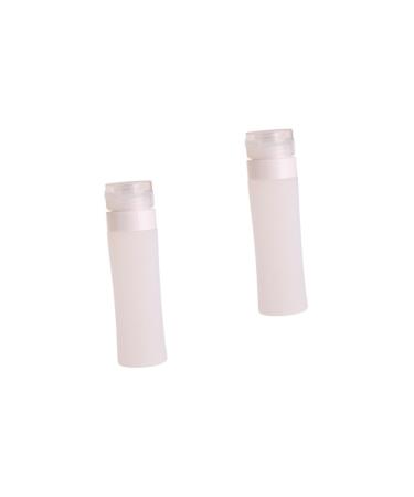 Beaupretty Travel Soap Make empty squeeze bottle empty make compact Sample Jars Empty Silicone Bottle empty make containers Refillable Bottle Container cosmetic jars white dispenser make