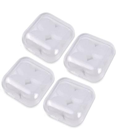 Sleep earplugs 16/ 8Pcs Soft Silicone Earplugs White Noise Reduction Soundproof Earplug Swimming Accessories Ear Plugs for Sleep (Color : 16Pcs 4Box)