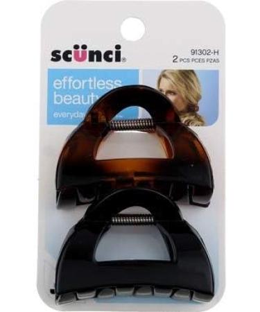 Scunci Clutch Jaw Clips - Assorted Colors - 1.6 Ounce - Buy Online on GoSupps.com