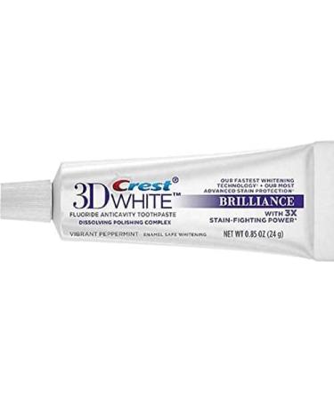 Advanced Teeth Whitening Strips + Crest 3D Brilliance Toothpaste - Professional White Smile Kit - Buy Online on GoSupps.com