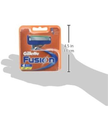 Buy Gillette Fusion5 Razor Blades for Men - 4 Pack | International Shipping Available - Buy Online on GoSupps.com